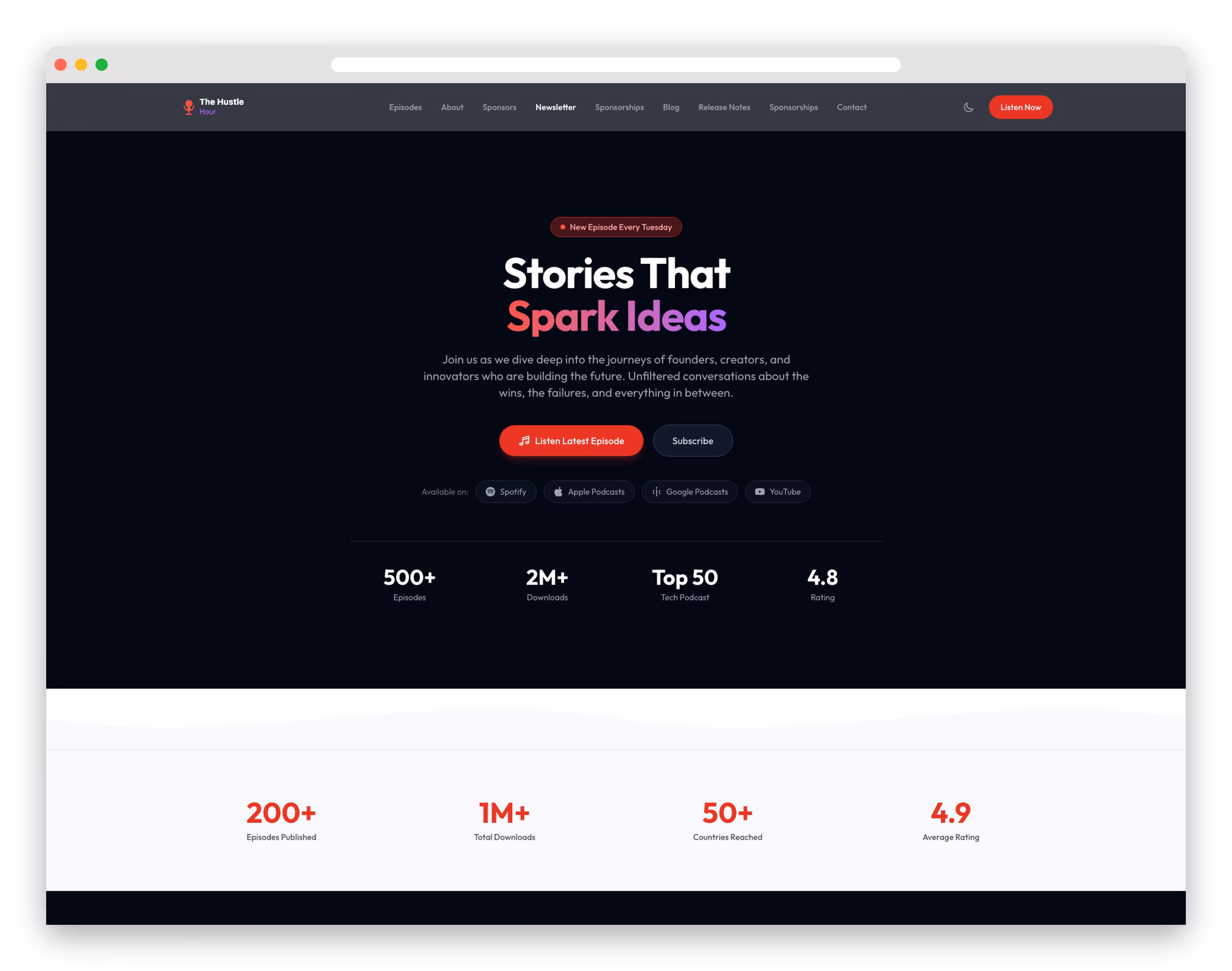 The Hustle Hour Template