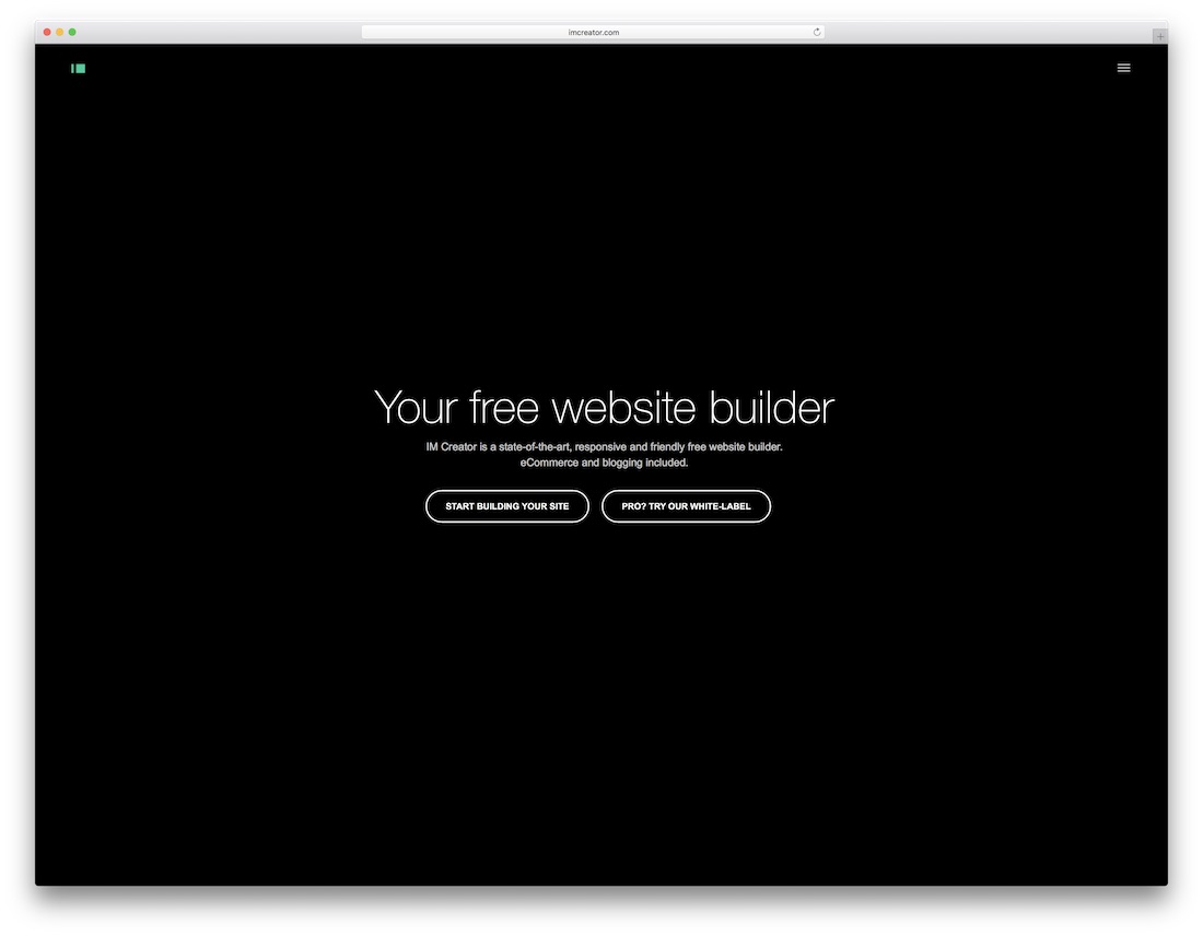 im creator online store builder