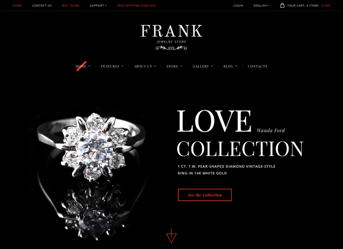 Jewelry & Watches Online Store WordPress Theme