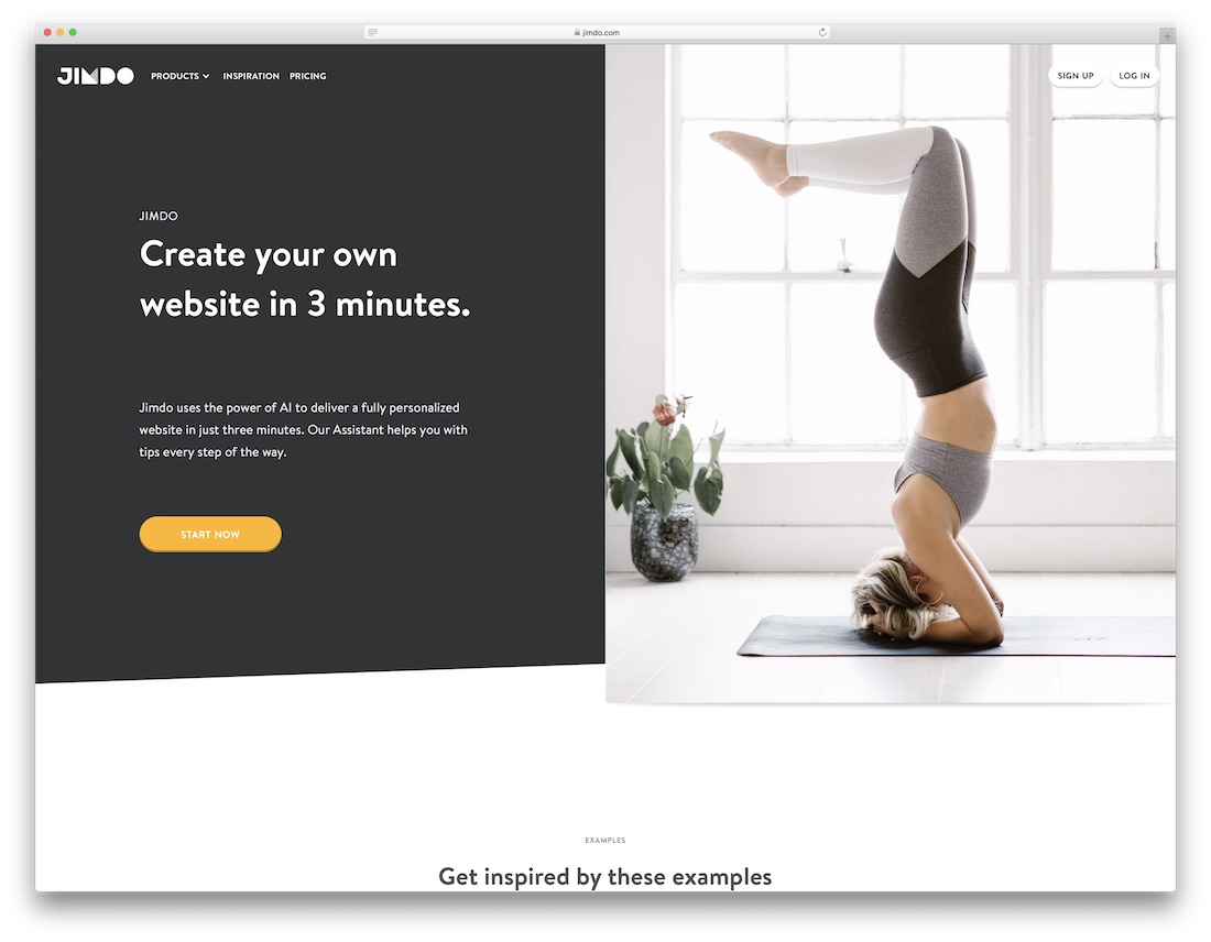 jimdo travel agency website builder