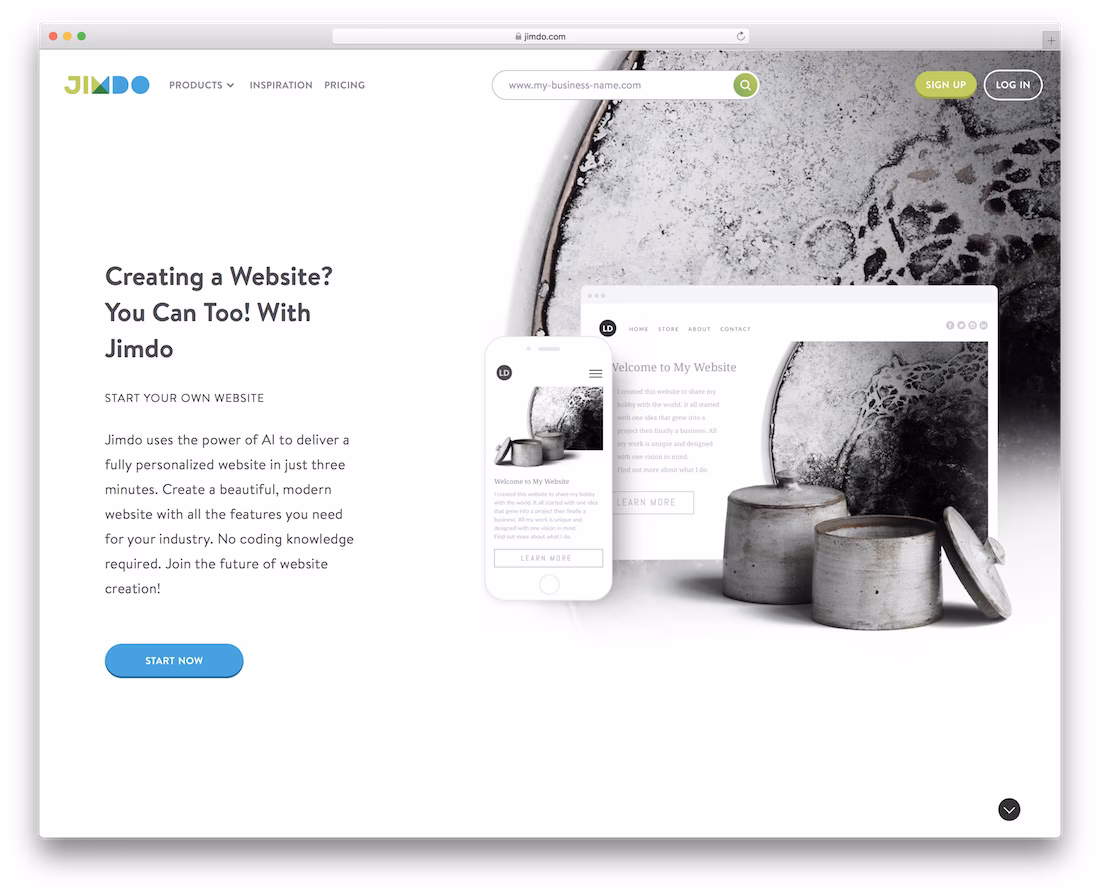 jimdo website builder for mac