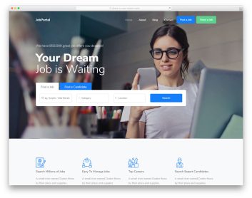jobportal free template