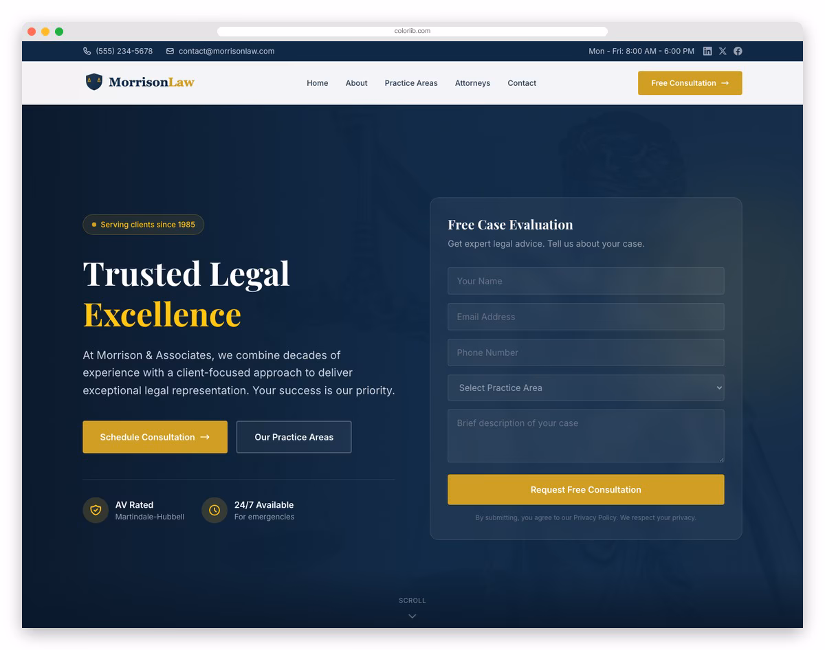 LegalEdge - Astro and Tailwind CSS Template
