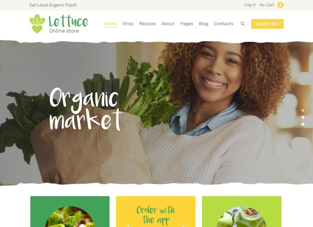 Lettuce | Organic Food & Eco Online Store Products WordPress Theme