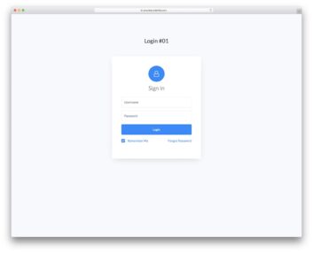 login form v11