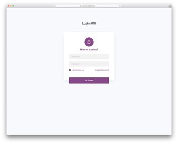 login form v18