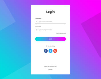 Login Form 4 by Colorlib