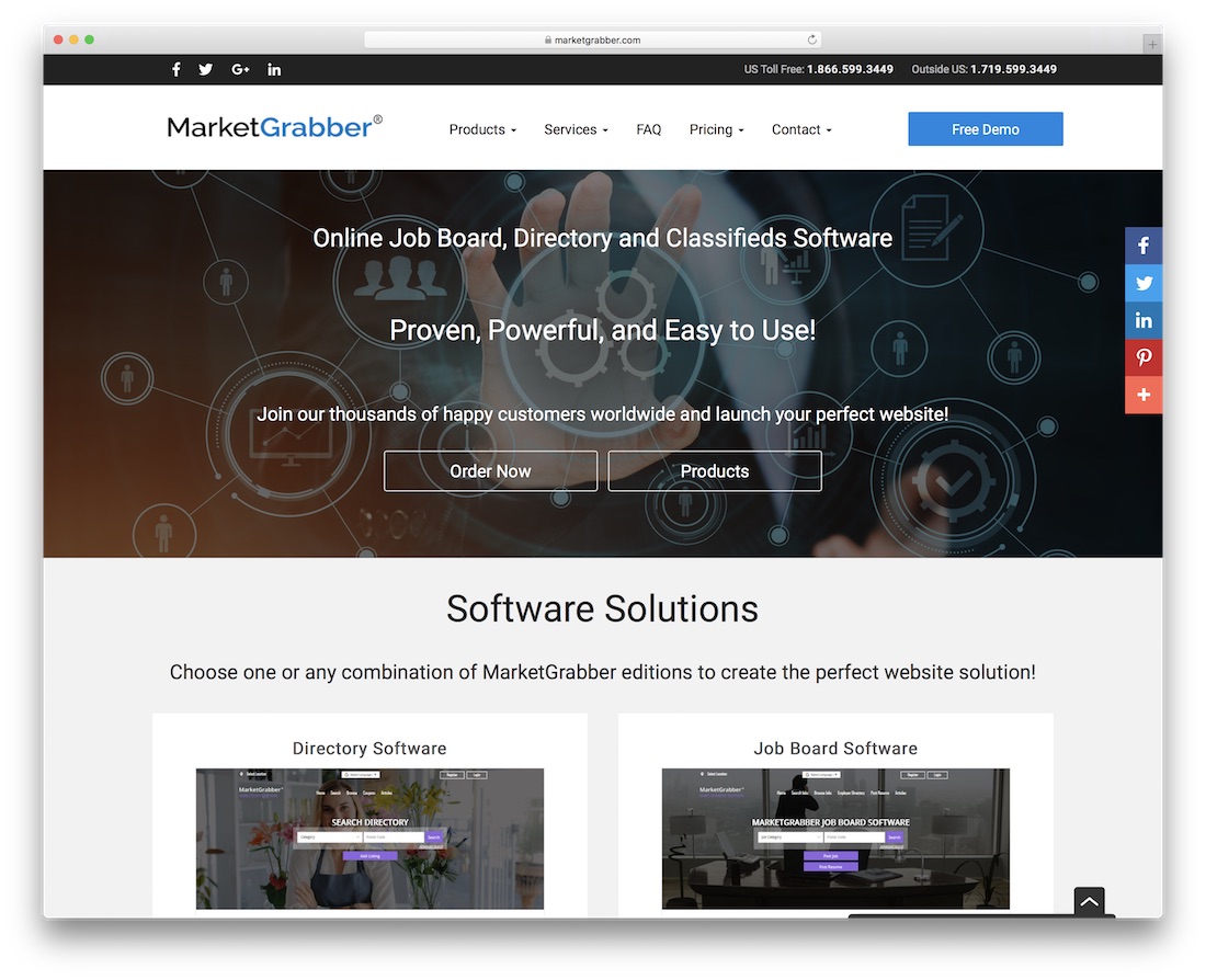 marketgrabber directory website builder