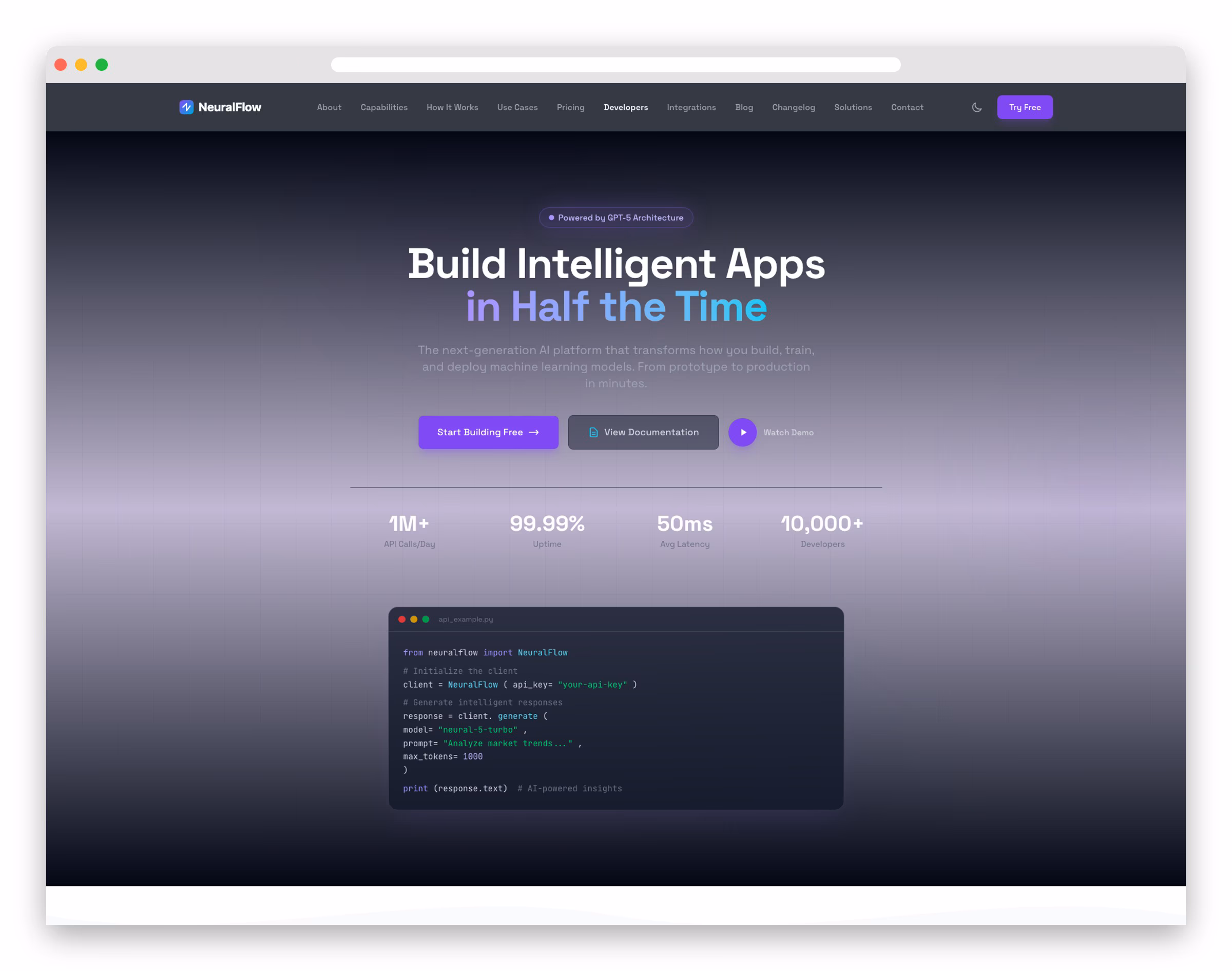 NeuralFlow Template