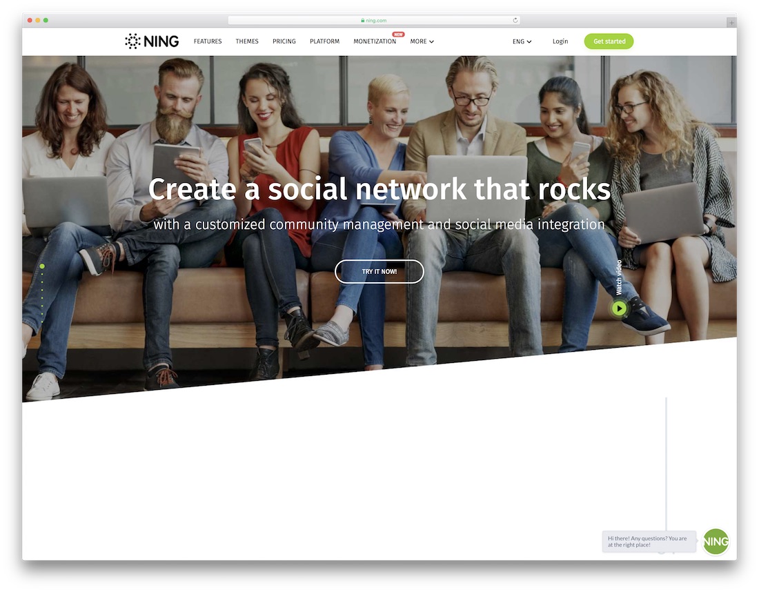 ning musician website builder