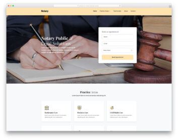 Notary template preview