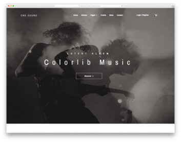 one-music free template