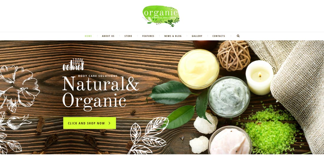premium nature WordPress theme