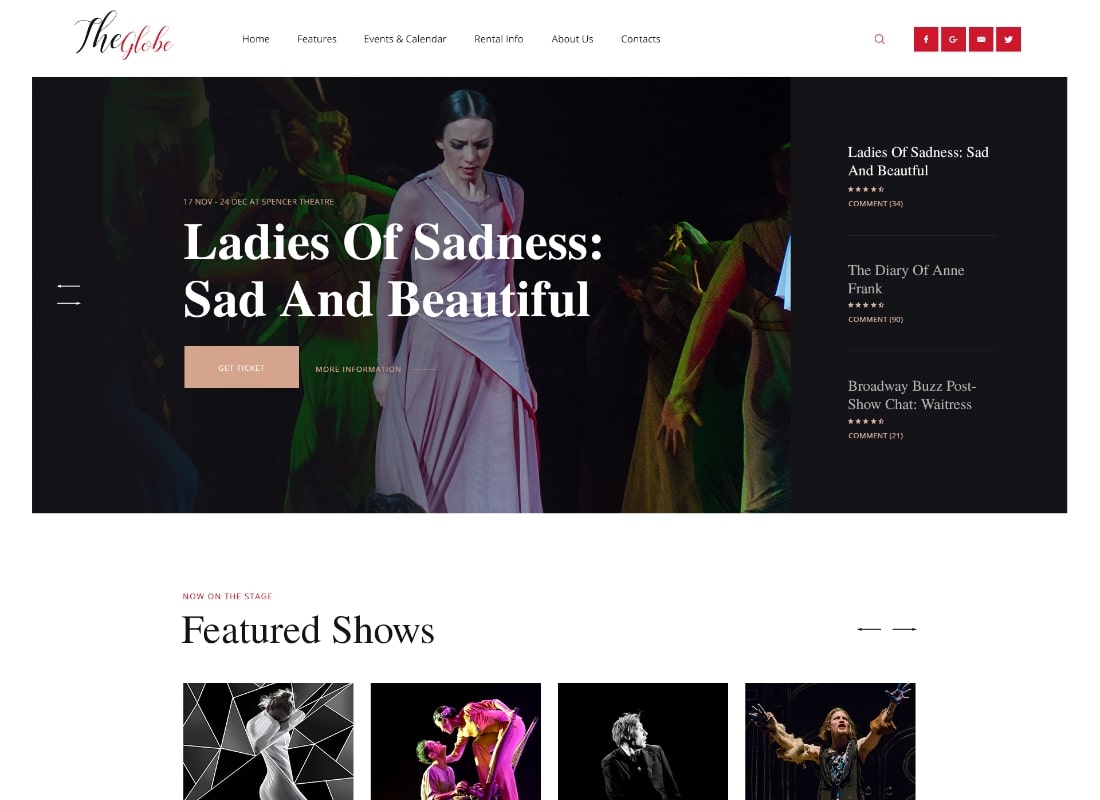 OsTende | School of Arts & Theater WordPress Theme