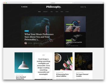 Philosophy template preview