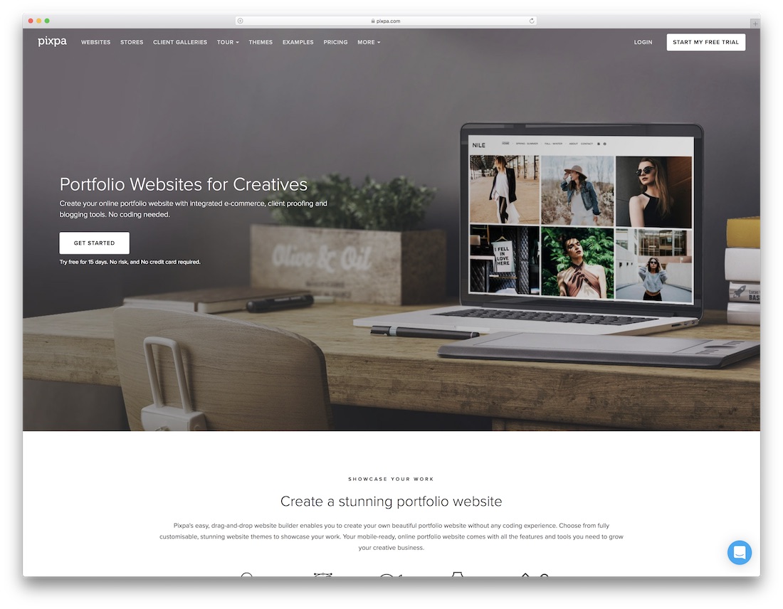 pixpa best website builder for photographers
