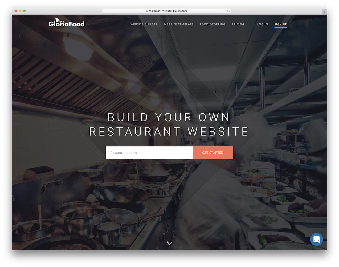 restaurant website builder software