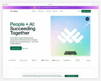 Saas website examples