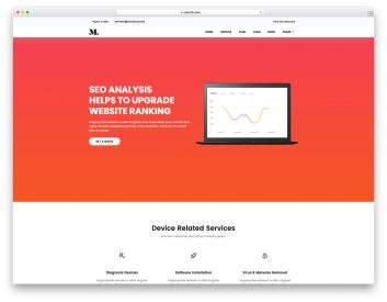 SEO template preview