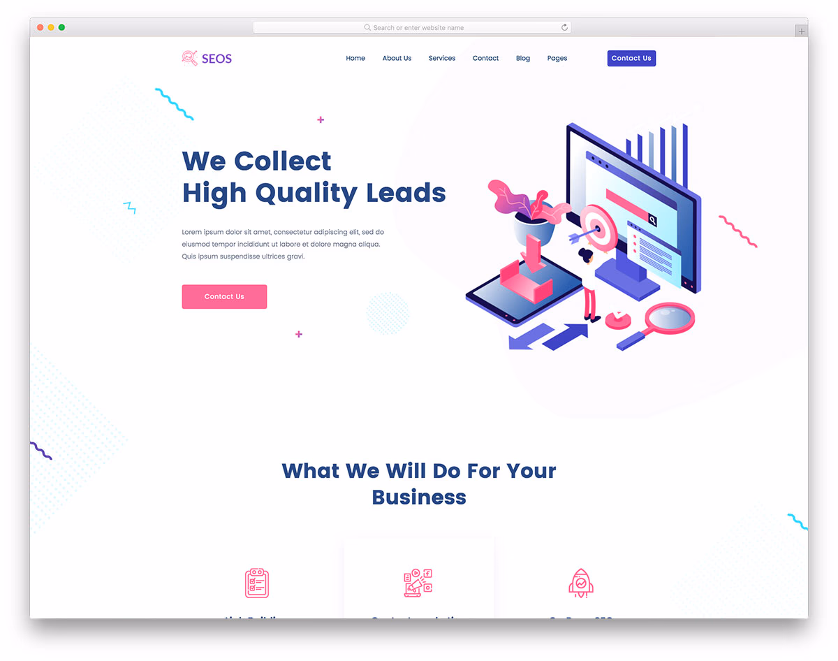 Seos Free Template