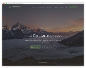 Serenity template preview