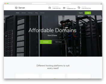 server free template