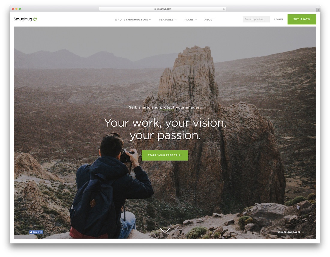 smugmug best website builder for photographers