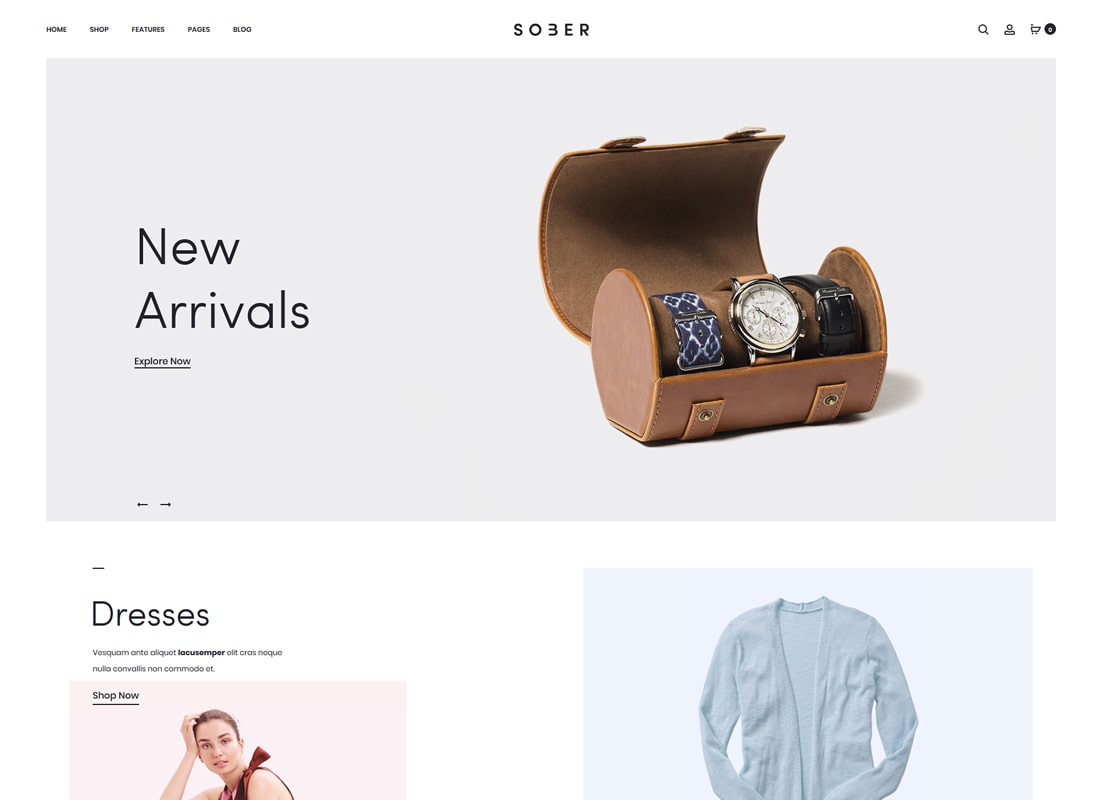 Sober | WooCommerce WordPress Theme