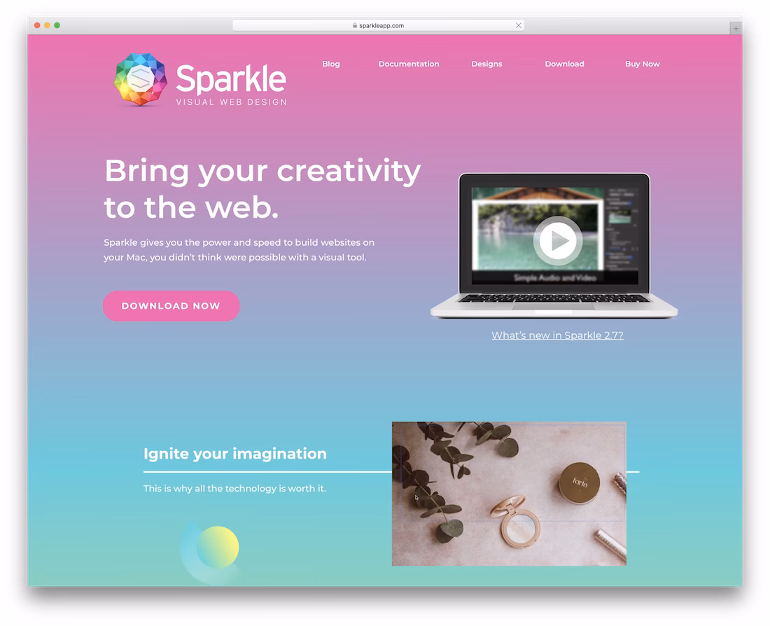 sparkle website builder for mac