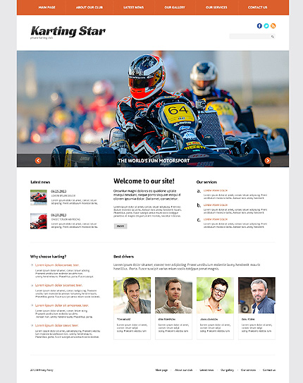 Karting WordPress Theme