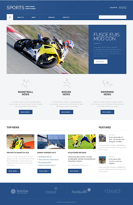 Sports News WordPress Theme