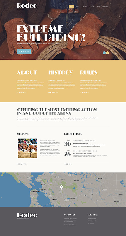 Refined Rodeo Club WordPress Theme