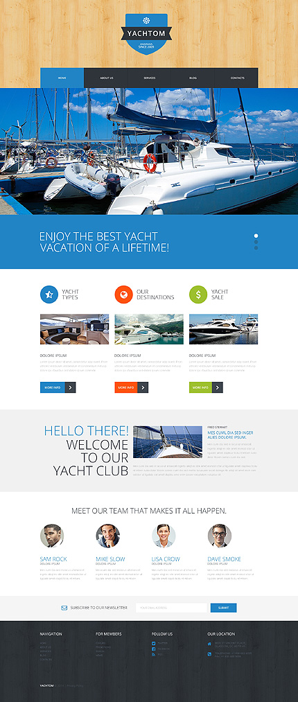 Pleasant Yachting Experience WordPress Theme