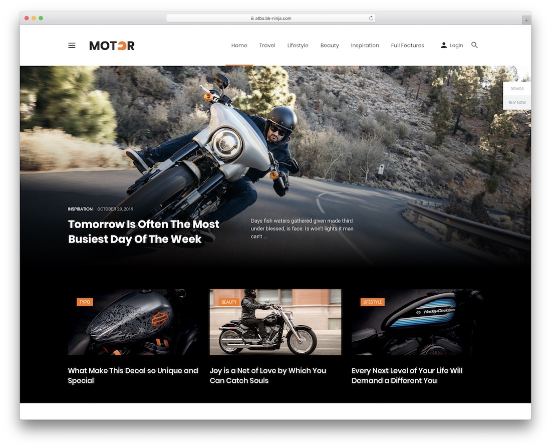 suga cars magazine wordpress theme