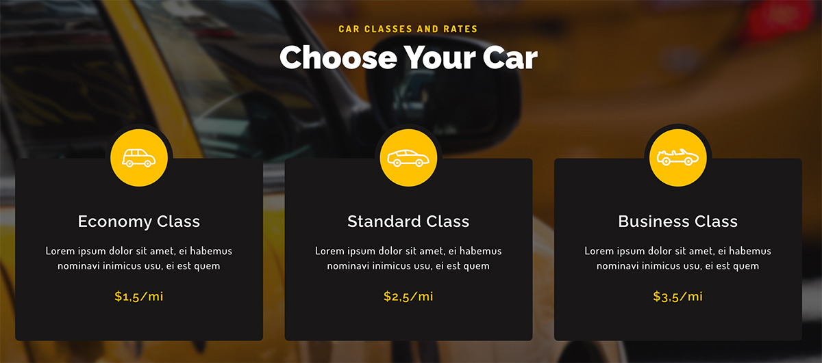 Taxi fare calculator for WordPress website