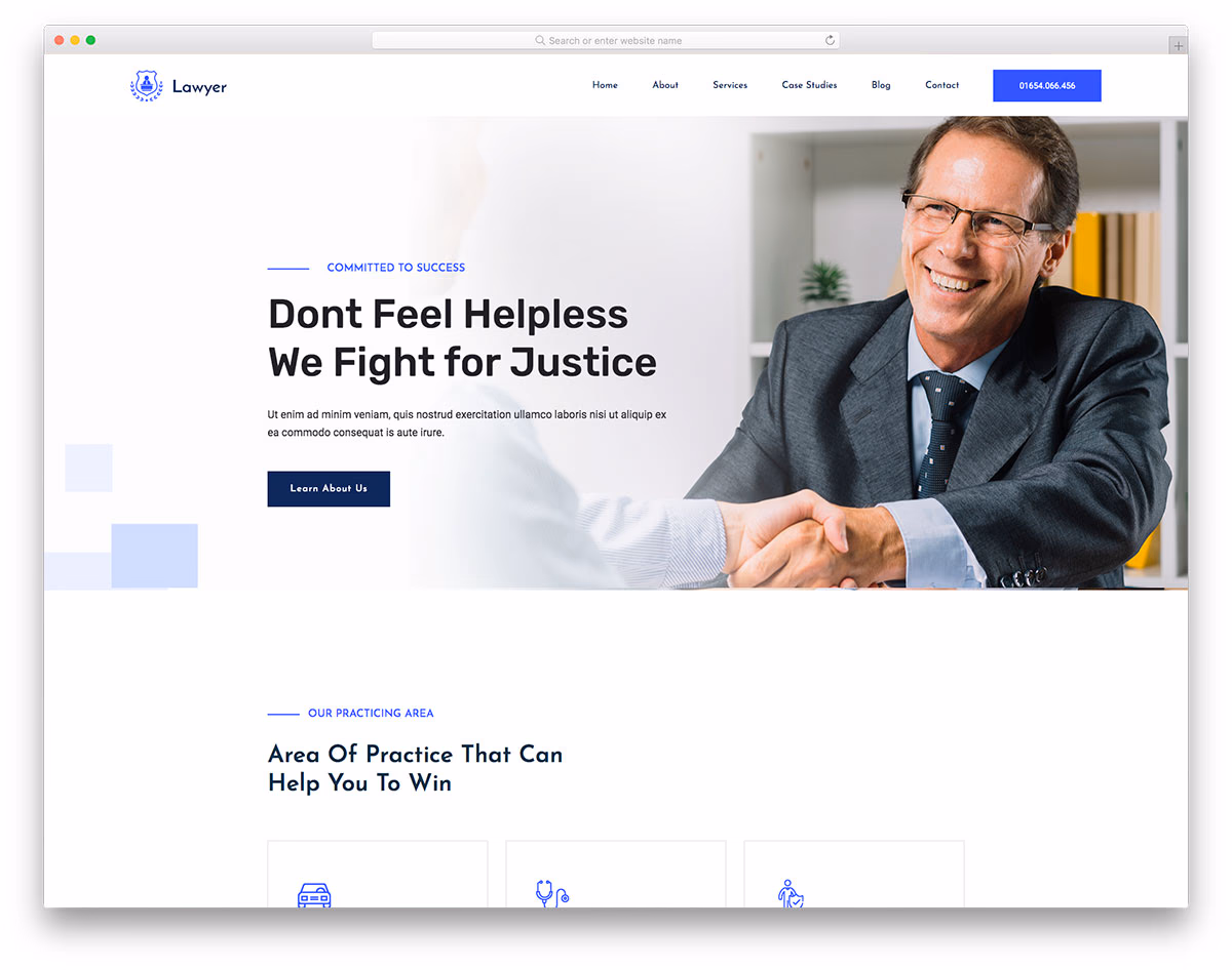 TheLawyer Free Template
