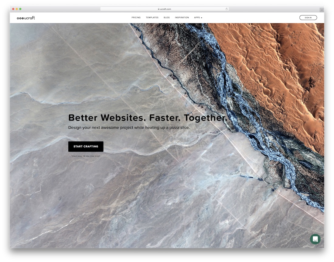 ucraft restaurant website builder