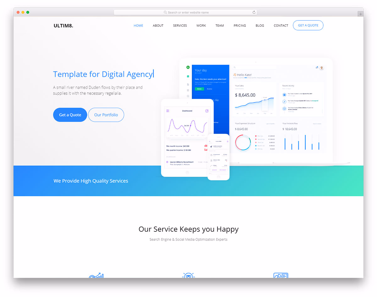 ultim8 free template