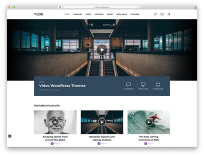 video WordPress themes