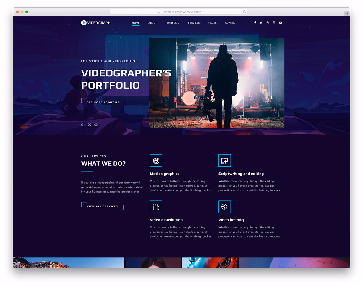 Videograph Free Template