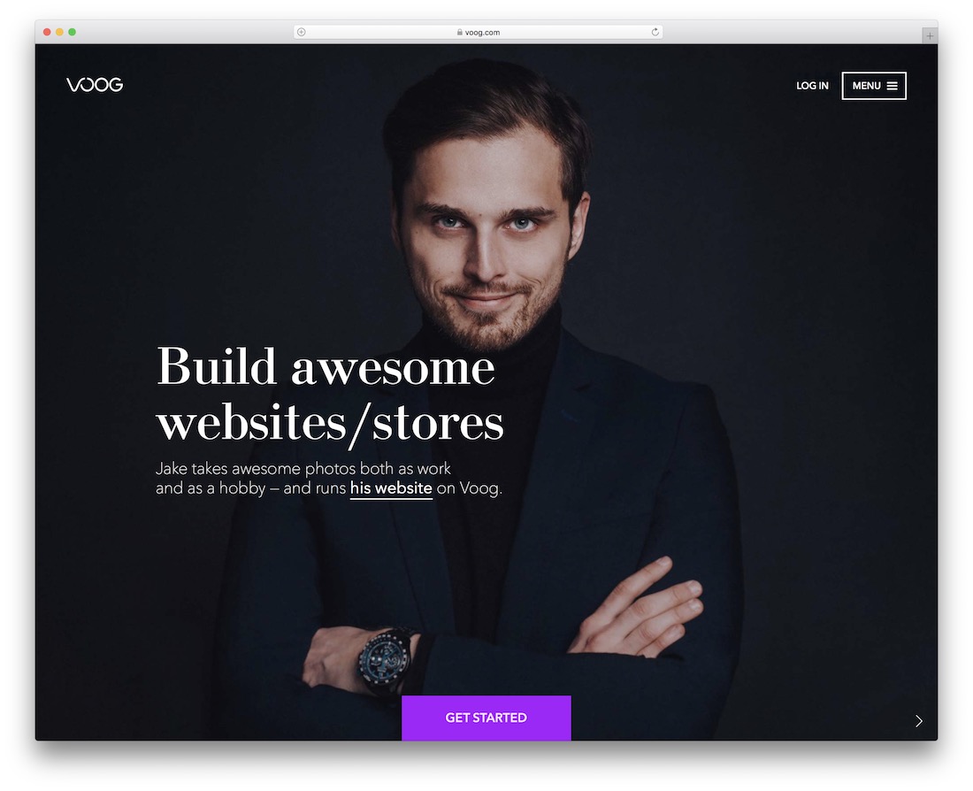 voog travel agency website builder