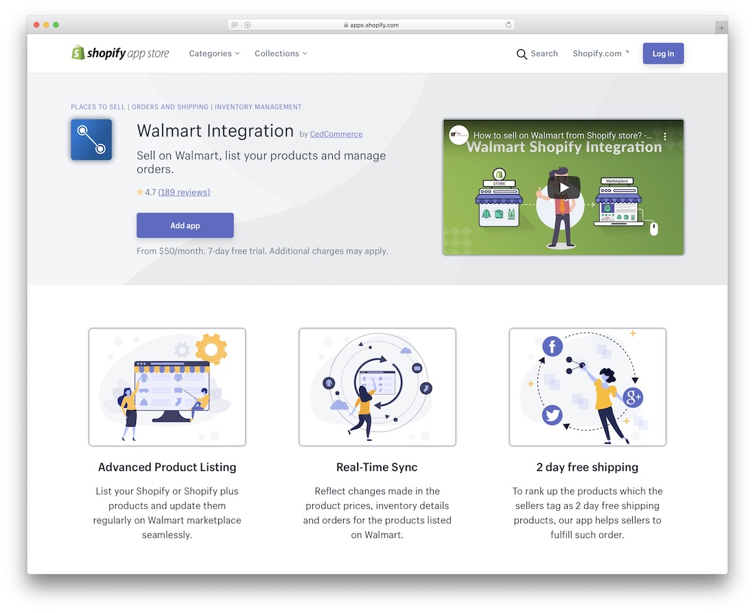 walmart shopify marketplace app