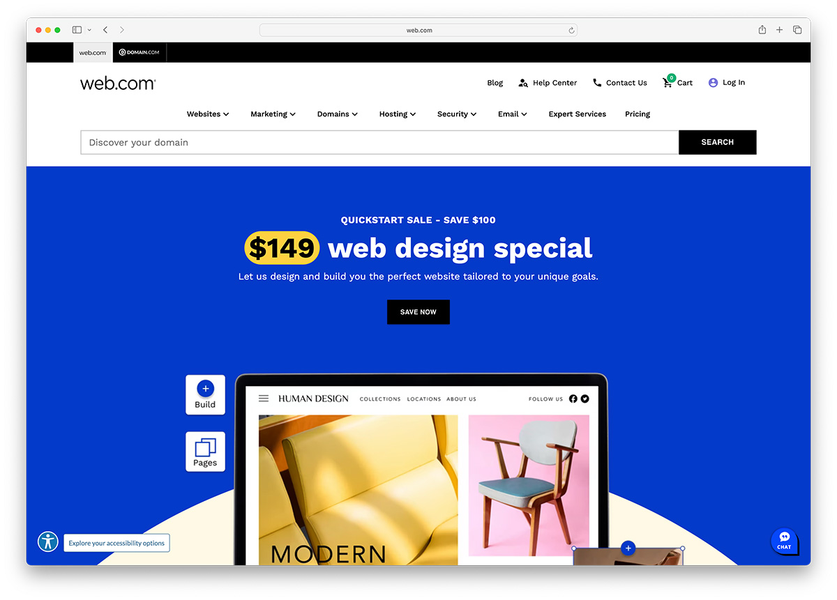Web.com - advanced website builder