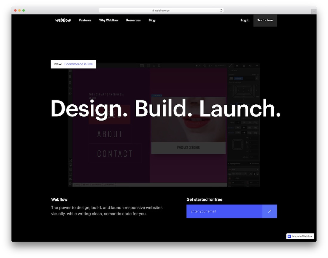 webflow school and teacher website builder