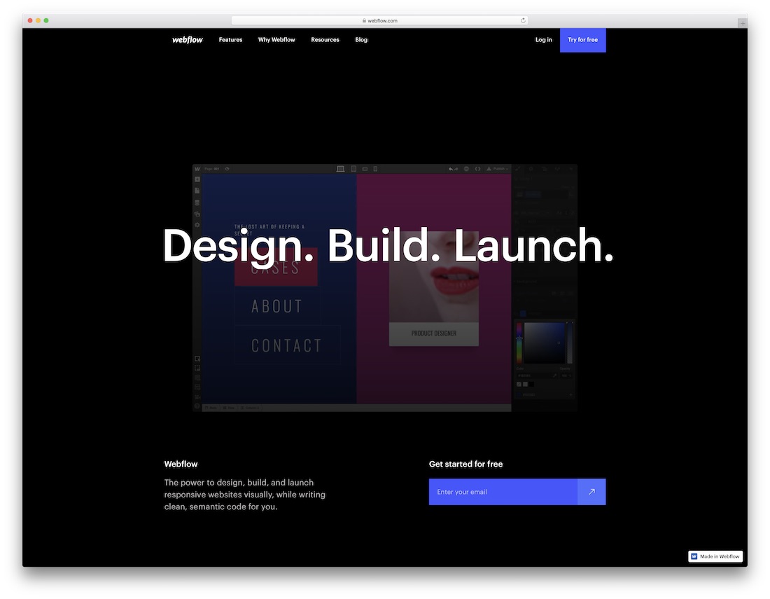 webflow travel agency website builder