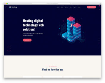 WebHostingService Free Template