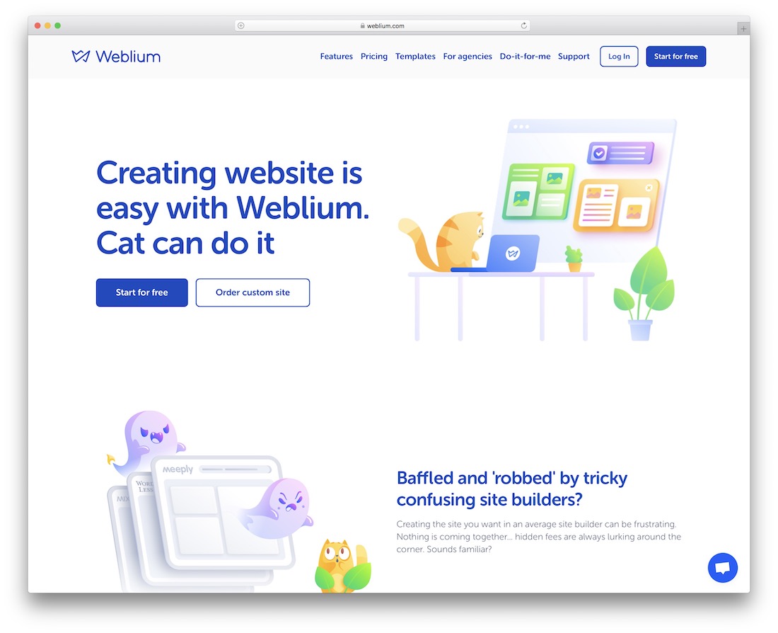 weblium community website builder