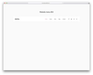 website menu 14