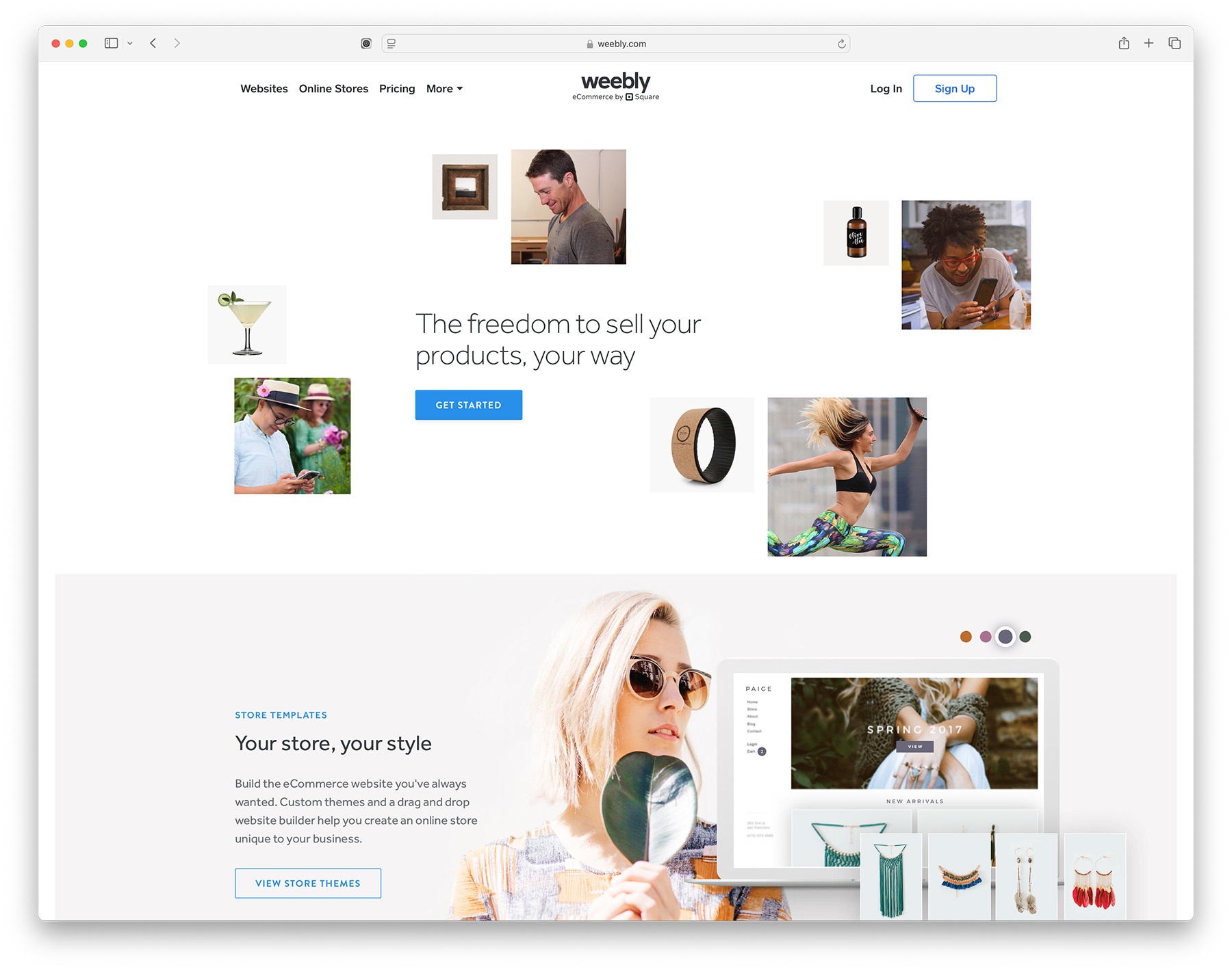 Weebly - cool online store builder by Square