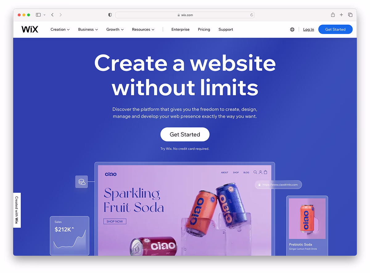 wix - online store website builder